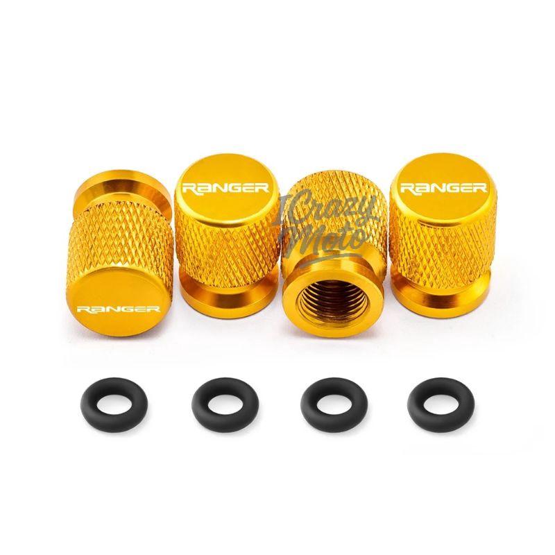 AJR1 4PCS Car Wheel Tire Valve Caps Tyre Stem Covers Airdust Waterproof For Ford Ranger Accessories