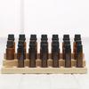 18 Slots Natural Wood Essential Oil Display Stands Holder Rack Storage Organizer Perfume Aromatherapy Nail Polish Storage Tray