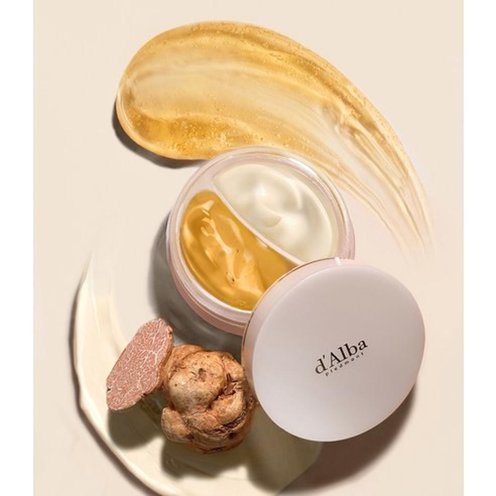 d'Alba White Truffle Double Serum & Cream 70g – Intensive Moisture, Skin Firming, Korean
