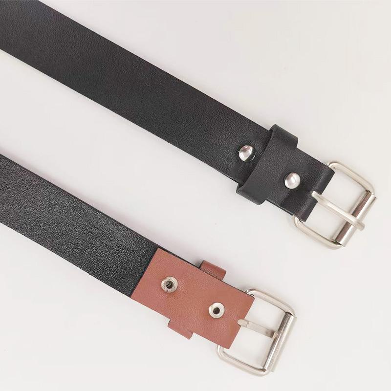 Women's Pin Buckle Belt Casual and Versatile Women's Jeans Decorative Belt Women's Trousers Belt
