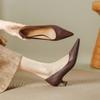 Retro Pointed Head Shallow Mouth Single Shoes Women'S Summer Temperament Versatile Professional Commuting Not Tired Feet High Heels