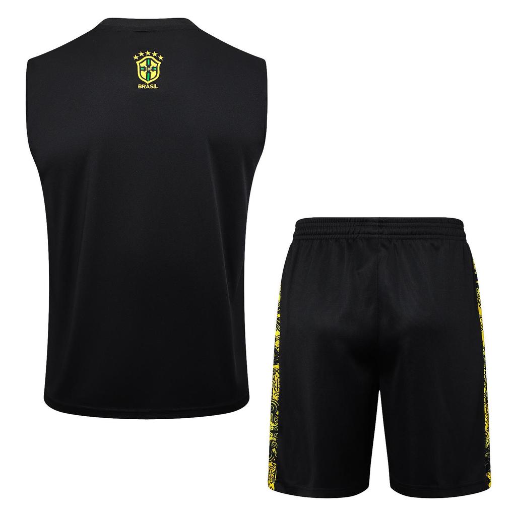 Brazil Sleeveless Football Training Jersey