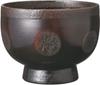Ase Shinzo Large Soup Fabric Akebono F0712 Bowl, Covered, Dimples,