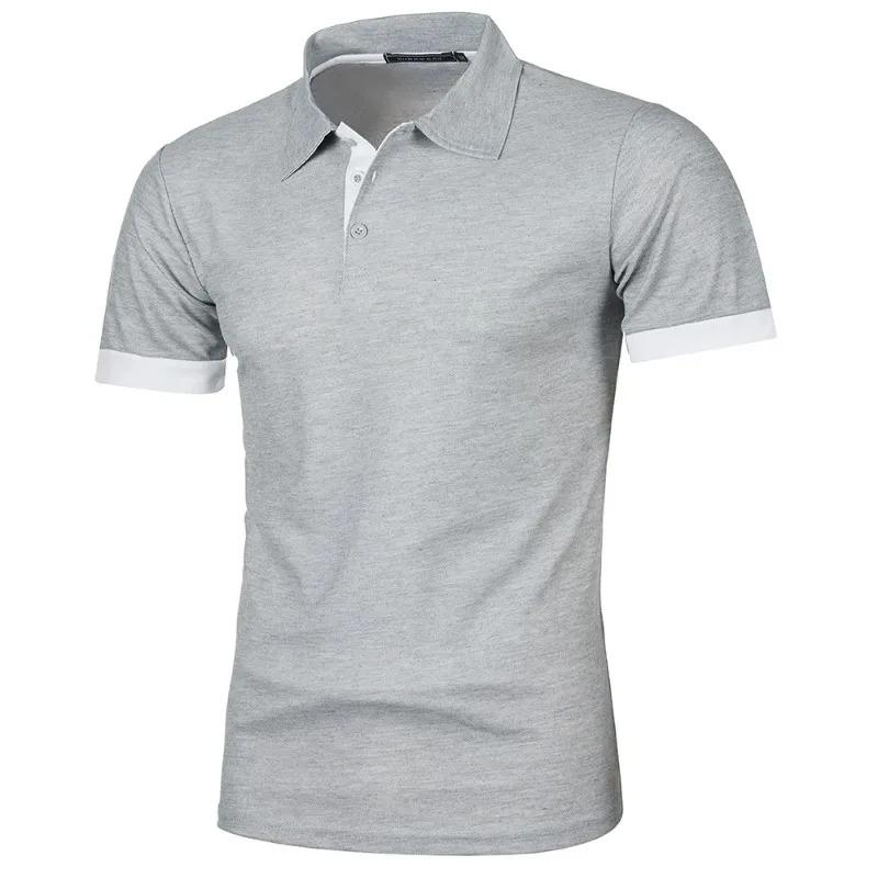 

Summer Mens Short Sleeve Polo Shirts Lightweight Lapel Streetwear Breathable Tshirts for Men Basic Business Solid Color Top 5XL