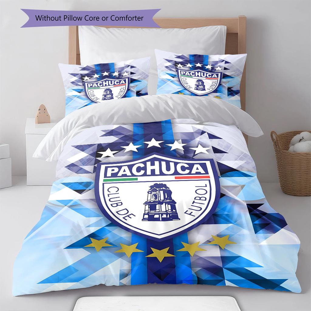 C.F. Pachuca Pattern Bedding,Quilt Set Quilt Cover Pillowcase Home Birthday Gift (1 * duvet cover + 2 * pillowcase, without core)