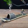1 Piece Boat Incense Burner, linear incense insert home decoration desktop ornament