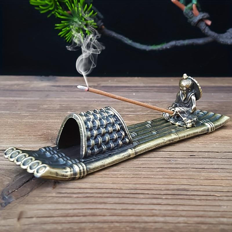 1 Piece Boat Incense Burner, linear incense insert home decoration desktop ornament
