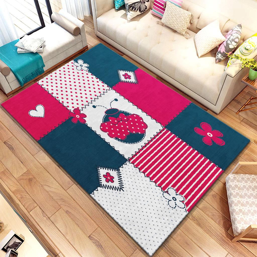 Carpet , Fine Washable Modern Carpet, Floor Mat with Decorative Non-Slip Floor