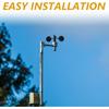 Milisten Replacement Anemometer Cup Sturdy and Lightweight Air Flowing Cup for Accurate Wind Measurement Easy To Install and Carry for Outdoor Use