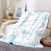 1pc NAME CINNAMON Blanket Lightweight Flannel Throw for Sofa Bed Travel Camping Livingroom Office Couch Chair