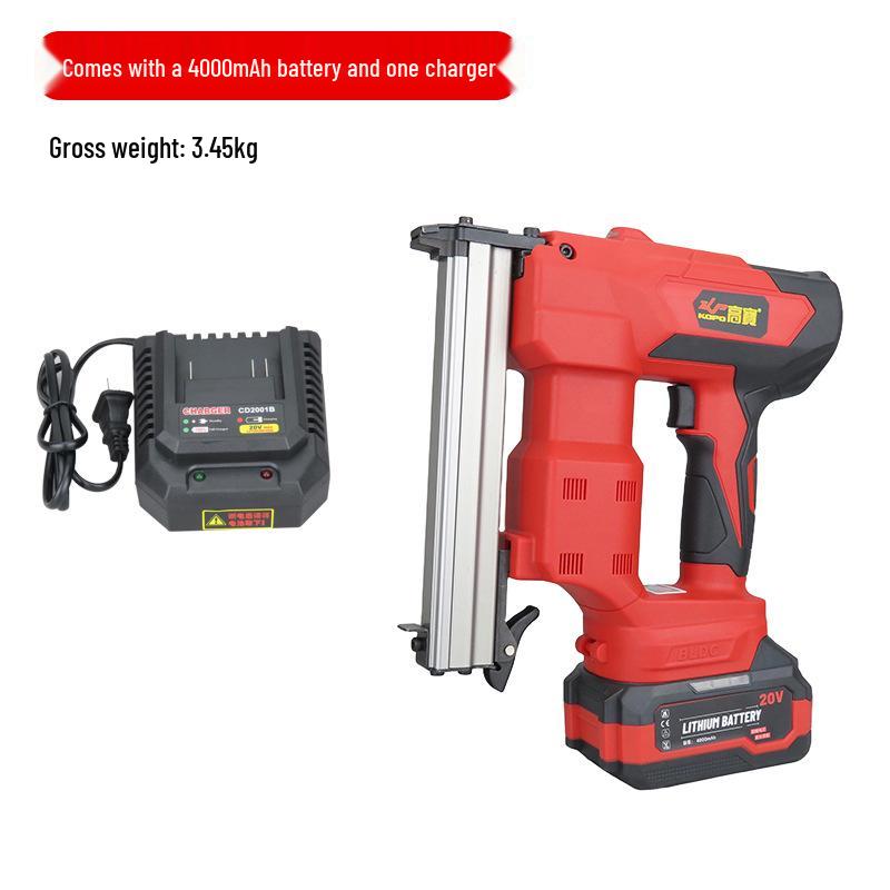 Gaobao Rechargeable Brushless Lithium Battery 1022J Brad Nailer - Electric Nail Gun for Woodworking and Furniture