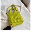 Premium Sense Tasche Damen neue vielseitige Kind- und Mutter-Schulter-Unterarmtasche Nische handgewebte Pendler-Tragetasche