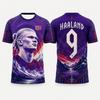 Maglia da Calcio Commemorativa Haaland da Uomo/Bambino - per Allenamento, Corsa e Tutti gli Sport