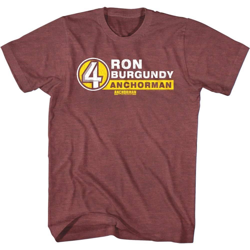 Anchorman Ron Burgundy Name Tag Men T Shirt L