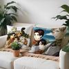 Anime G-Genso S-Suikoden Pillow Case Living Room Sofa Decorative Cushion Cover Simple Household Light Luxury Printed Pillow