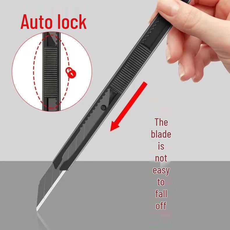Stainless Steel Paper Cutter: Engraving Knife with Thickened Blade for Students and Unboxing