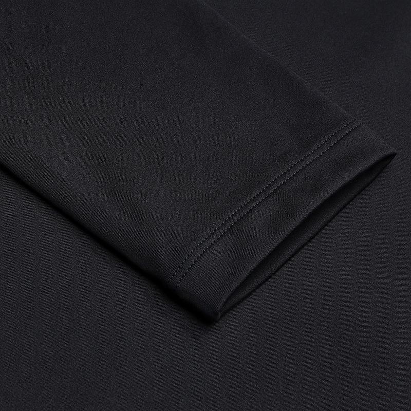 Men's FILA Polo Shirts Men's Jet Black Polo Collar Moderate Straight Fit