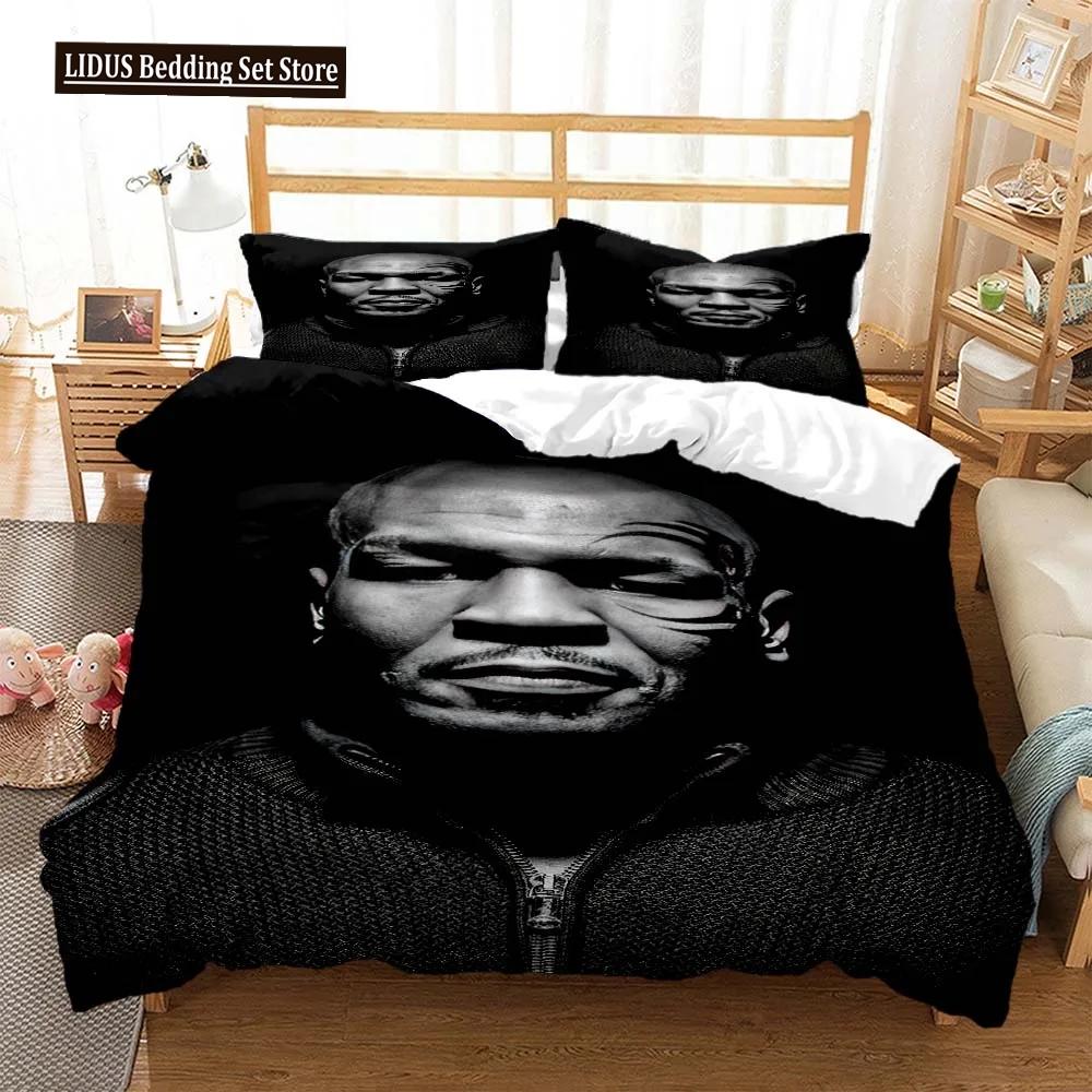 Mike Tyson Boxchampion Bettwäscheset Jungen Mädchen Twin Queen Size Bettbezug Kissenbezug Bett Kinder Erwachsene Heimtextil