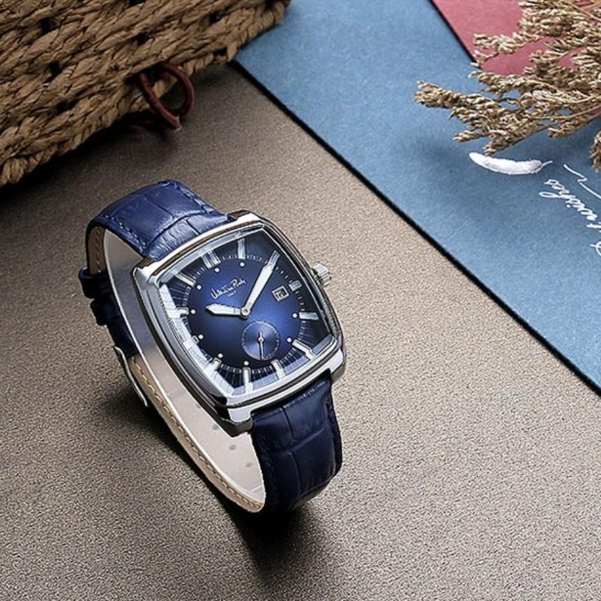 [VALENTINO RUDY] VALENTINO RUDY Herreklokke i skinn VR6569A-BLBL
