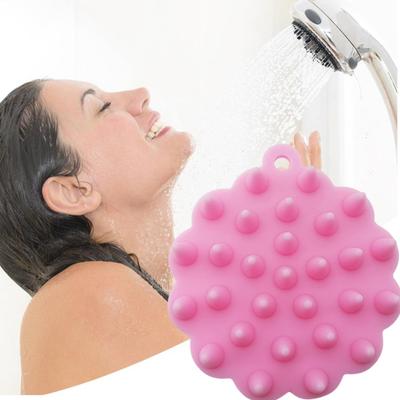 Shampoo-Bürste Aufhängungsdesign Wiederverwendbar Weiches Silikon Kopfhautmassagegerät Reichhaltiger Schaum Tiefenreinigung Badezimmer Haarpflege-Werkzeug