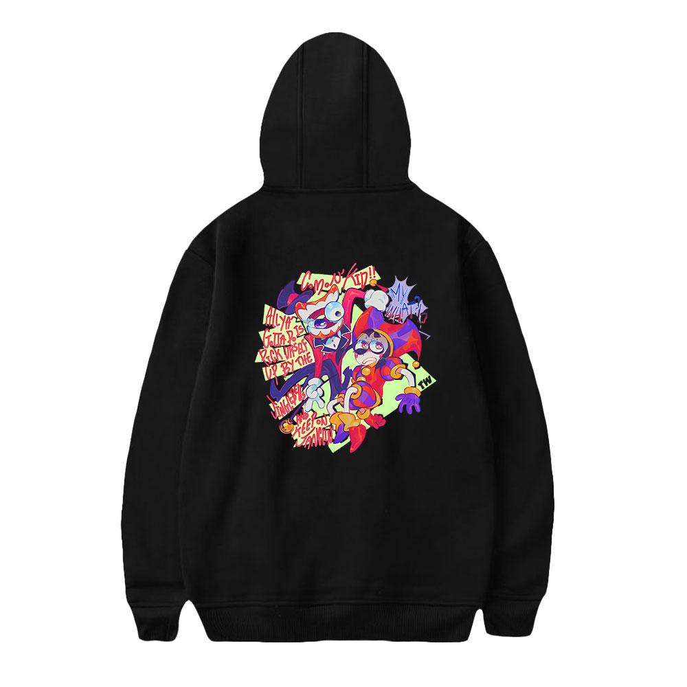 Mens Womens Hoodie The Amazing Digital Circus Hoodies Anime Streetwear Casual Printed Hooded Pullover Sweatshirts