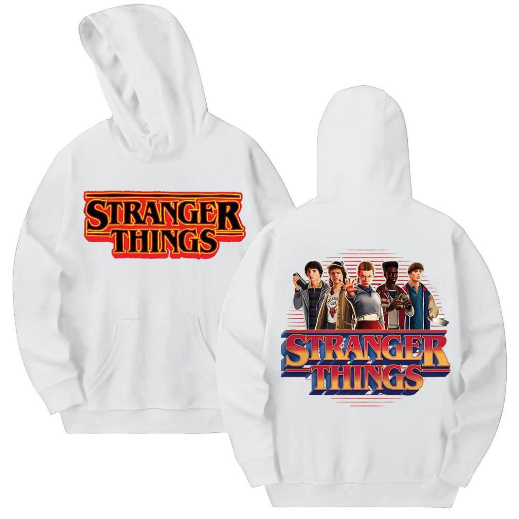 Dámská módní ležérní mikina s kapucí, dlouhým rukávem a potiskem