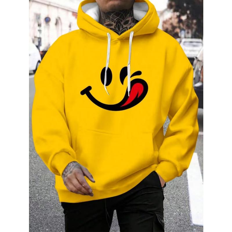 Cross-border Oversized Fall/winter Fashionable Casual 3D Printed Hoodie with Hood