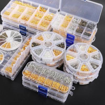 Risultati per Gioielli Stili Misti Anellini Chiusure Coppe Ganci per Orecchini Anellini Ganci Spille Set in Scatola Per Accessori Fai da Te Creazione di Gioielli