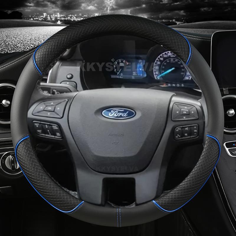 Microfiber Leather Car Steering Wheel Cover