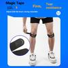 GOUNOD H15 1Pc Sports Compression Knee Strap Double Layer Cowhide Leather Patella Support for Running/Cycling
