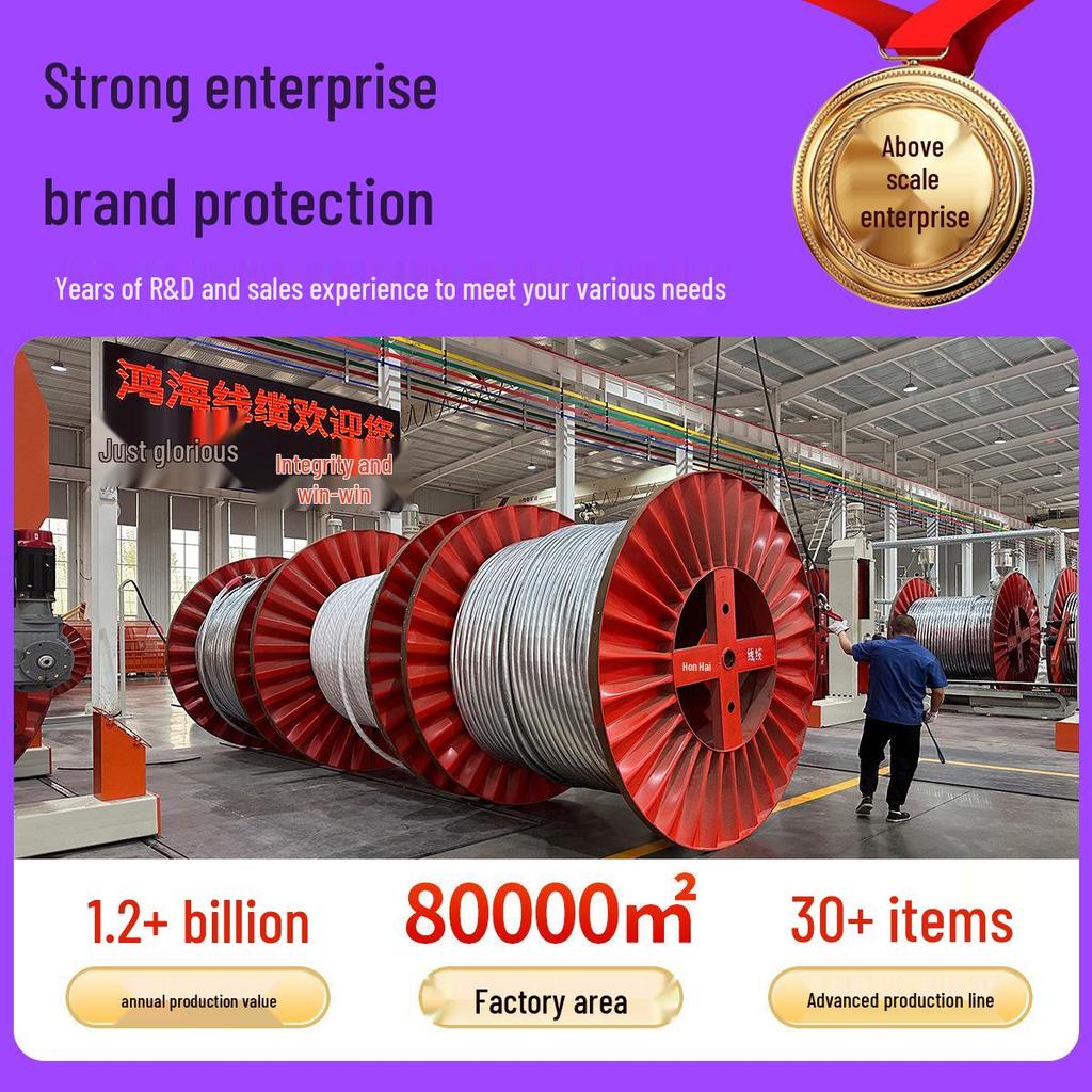 Copper Core Cable YJV/YJV22 0.6/1KV 4-5 Core 10-300 Sq Mm Low Voltage Photovoltaic Cable