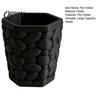 Creative Office Supplies Decor Pebble Texture Pen Holder, Hexagonal Desktop Organizer, Stable Anti-Tip 3D Large Capacity Organizer Printed PLA Storage
