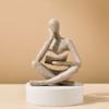 Creative Reader Decors for Wedding Gift Reading Human Figurines Resins Statue Decorations for Hotel Lobby