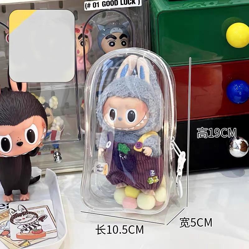 Pvc Storage Clear Bag With Keychain For Bag Decor And Show Desktop