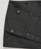 ETRE AU SOMMET Front Zip Belt Detail Mini Skirt (Dark Gray)