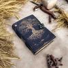 Handmade Tree of Life Leather Journal Celtic Notebook with Lock Gift for Him