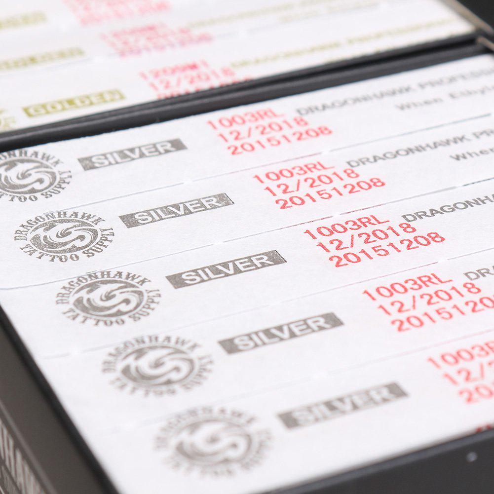 Buy Dragonhawk Silver Series Tattoo Needles Liners and Shaders 50 Pcs