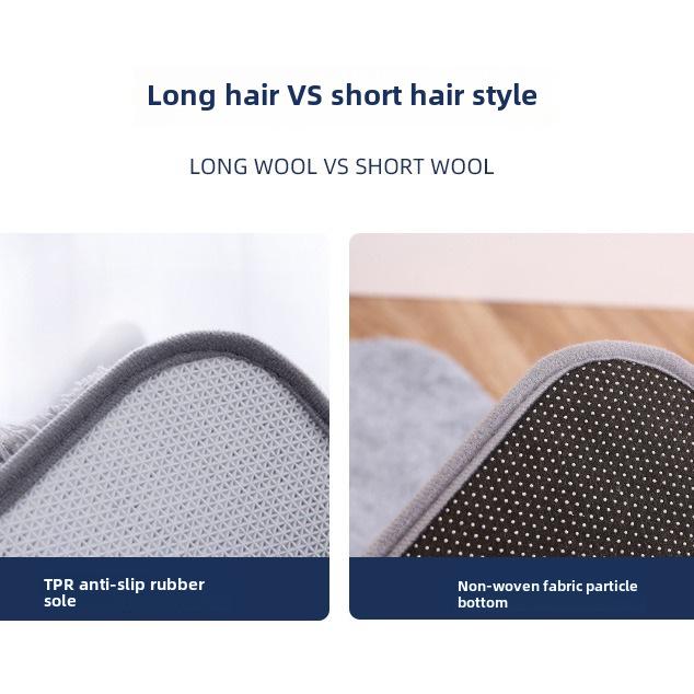 "Plyšová protiskluzová savá podlahová rohožka do koupelny, kuchyně a dveří"