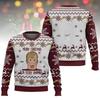 Herren 3D Weihnachtsdruck Rundhals Pullover Hoodie - Lässiges Langarm Oberteil