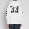 Nike Lab X Off-White Mercurial NRG X Hoodie White/Total Orange Men Tops AA3257-100