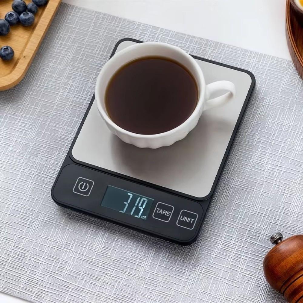 10kg/1g LCD Digital Scale Stainless Steel Food Scale Easy To Clean Digital Kitchen Scale  Baking