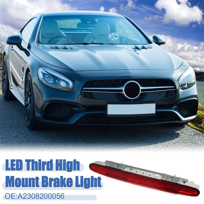 For Mercedes-Benz Sl R230 Sl500 Sl600 Sl63 2001-2012 High Mounted Brake Light Assembly Rear Roof 3Rd Brake Light A2308200056