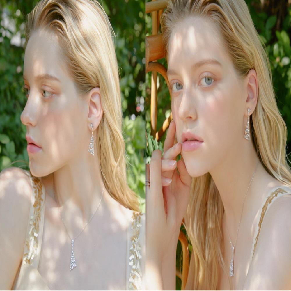[Luvre Paris] 14K Chandelier Drop Earrings Gea0612