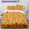 3pcs Duvet Cover Set (1*Duvet Cover + 2*Pillowcase, Without Core), Scooby Print Soft All‑Season Bedding Set, Home Bedroom Decor Gift