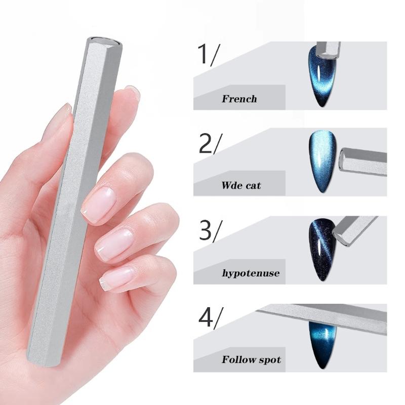 Katzenauge Magnetstift Doppelseitige Nageldesign-Werkzeuge Zeigen Sie Ihre Kreativität Schaffen Sie schöne Nägel für Zuhause und Studio