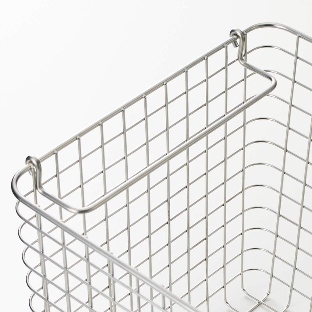 MUJI Καλάθι από Ανοξείδωτο Ατσάλι 37cm Π x 26cm Β x 24cm Καλάθι 5, Περίπου. H, 44831502,