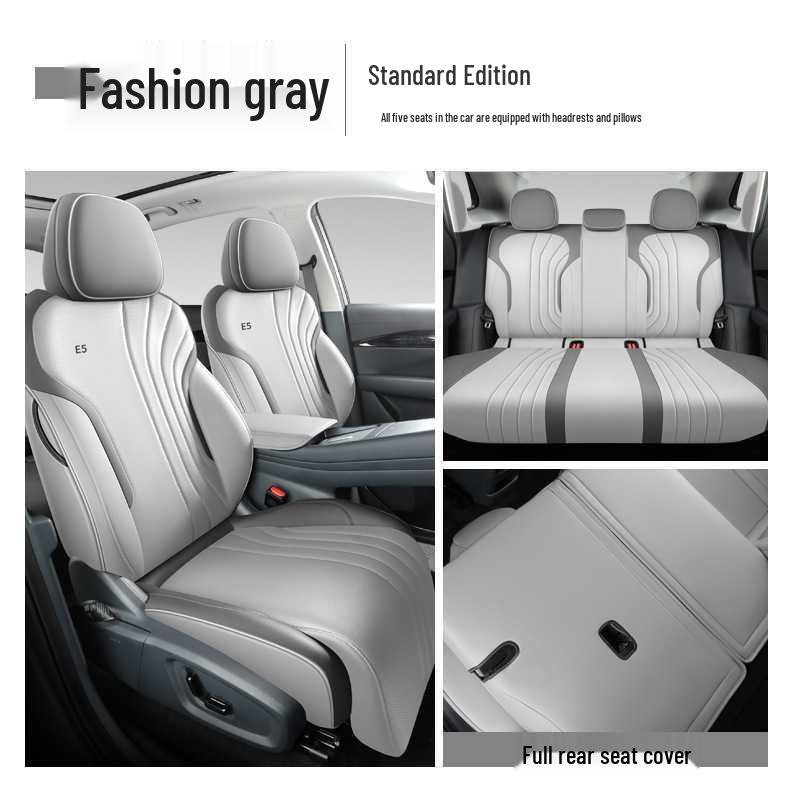 Galaxy E5 All-Season Universal Leather Seat Cover: Full Coverage, Breathable, Car Cushion