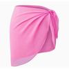 Summer Chiffon Short Sarong Beach Skirt Solid Color Sunscreen Blouse Shawl Women