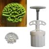 Persimmon Designs Mooncakes Molds Delicate Pattern Embossed Mooncakes Mould Beautiful Hand Press Pastries Stamp