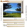 Ruopoty DIY Frame Painting By Numbers Mountain Oil Painting On Canvas Painting For Wall Decor Calligraphy Painting 40x50cm